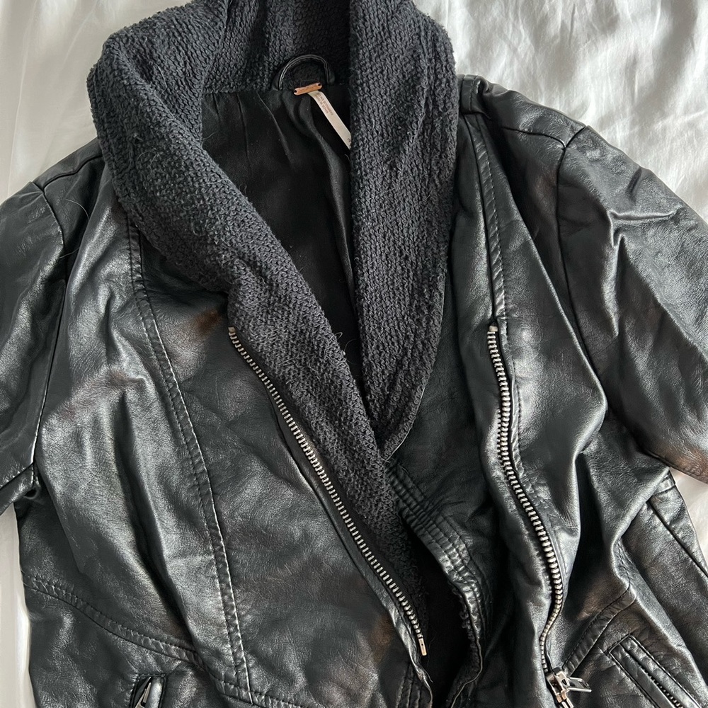 Free People Leather Jacket